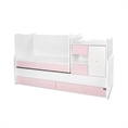 Bed MiniMAX NEW white+orchid pink /Variant C - kid bed/